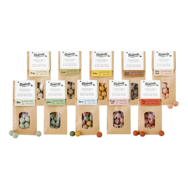 Blossombs - kraft zak Green