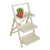 Bloementrap wit