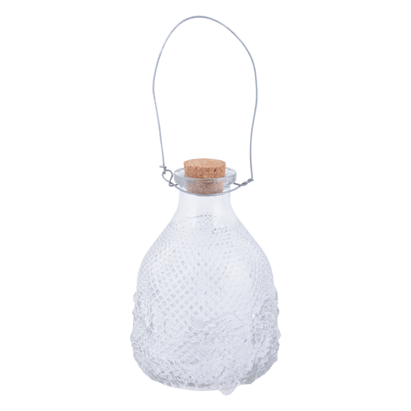 Vintage wespenpot ruitjesglas S