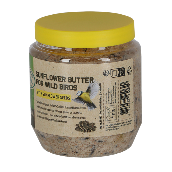 Zonnebloempasta voor tuinvogels