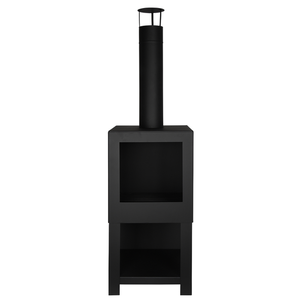 Terraskachel met houtopslag