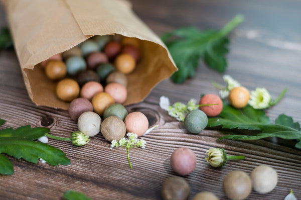 Blossombs - kraft zak Green