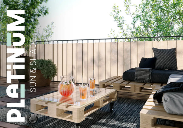 Coolfit balkondoek 500x80 gebroken Antraciet