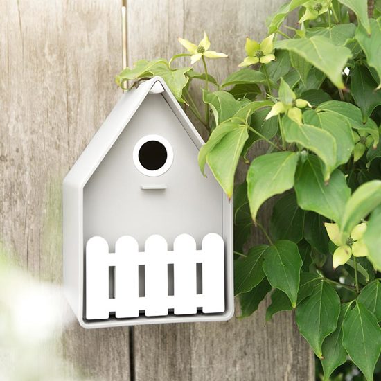 Landhaus - nestkast zijde grijs