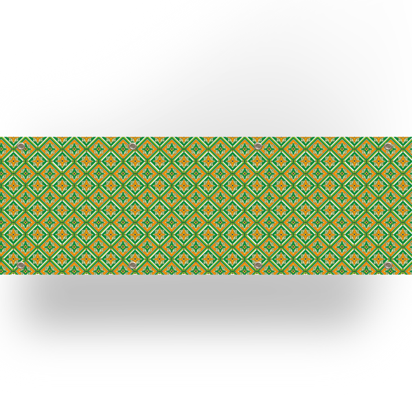 Balkondoek - Tegeltjes print - enkelzijdig