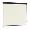 Beige verticaal zonnescherm met zwengel