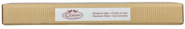 Haak vogels op rij in giftbox