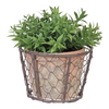 pot in draadmand
