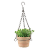 Aged Terracotta pot hangend S