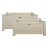 Plantenbak wit set S/L
