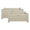 Plantenbak wit set S/L