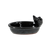Voeder-/drinkschaal keramiek zwart
