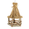 Hangend voederhuis stro