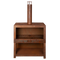 Terraskachel + houtopslag roest L