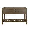Bruin houten kweektafel L