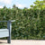 Balkonscherm op rol met textiele bladeren 300x90cm