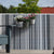 Balkonscherm kunststof aluminium/antraciet 300x90cm