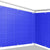 Balkondoek blauw 300x90cm