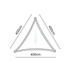 Shade sails Dreamsail - Waterproof Driehoek Grey