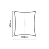 Shade sails Coolfit Rechthoek Olive