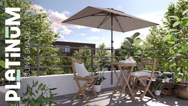 Parasol Lisboa 210x150 Olive