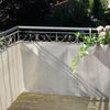Balkondoek kunststof platina 300x90cm