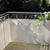 Balkondoek kunststof platina 300x90cm