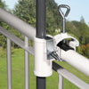 Parasolhouder wand type H ll wit diam. 3,5cm