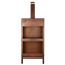 Terraskachel + houtopslag roest XL