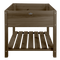 Bruin houten kweektafel XL