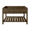 Bruin houten kweektafel XXL