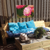 Tuinposter - Pink flower - 100x70cm