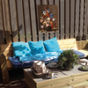 Tuinposter - Stilleven rode tint - 100x70cm