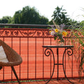 Balkondoek terracotta 500x90cm