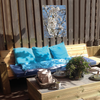 Tuinposter - Kersenbloesem wit - 100x70cm